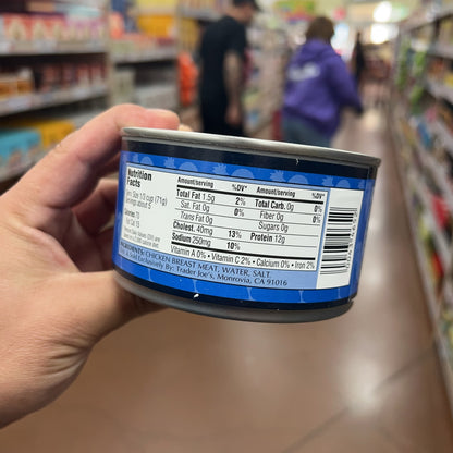 Trader Joe's Premium Chunk White Chicken nutrition facts and ingredients