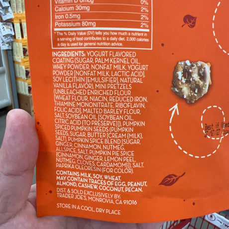 Trader Joe's Pumpkin Spiced Teeny Tiny Pretzels, 6 oz — product photo 4