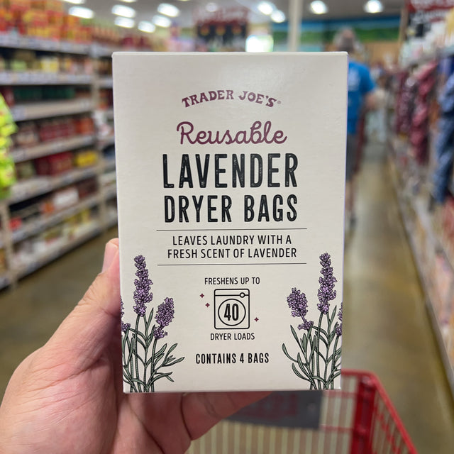 Trader Joe's Reusable Lavender Dryer Bags 4ct
