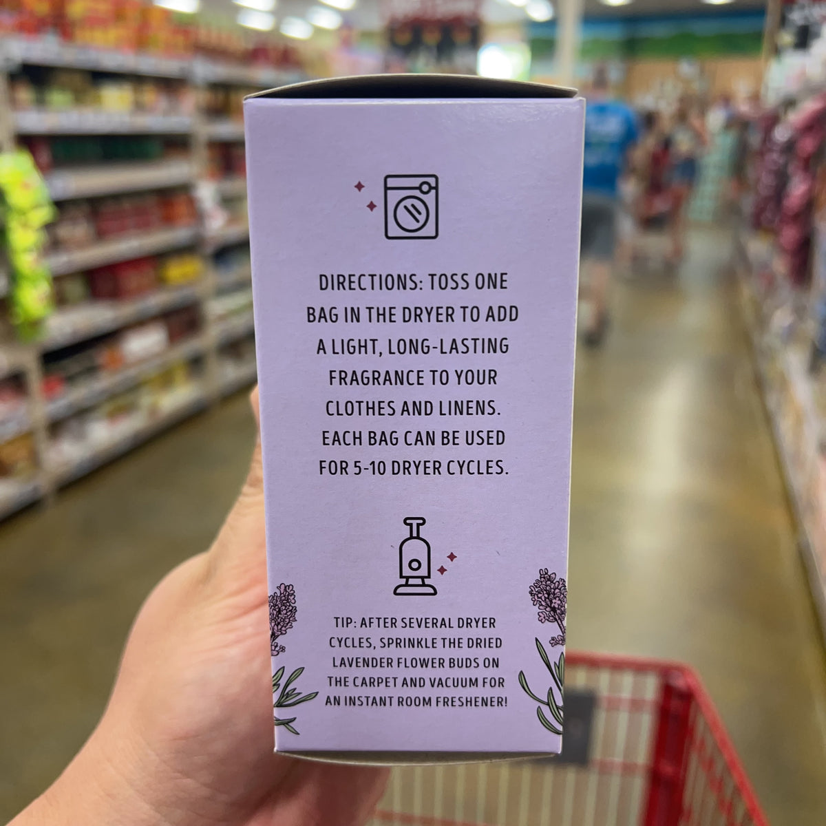 Trader Joe's Reusable Lavender Dryer Bags 4ct — product photo 2