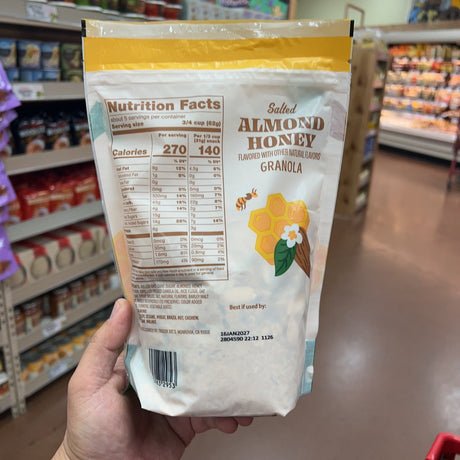 Trader Joe's Salted Almond Honey Granola, 12 oz (340g) — product photo 4