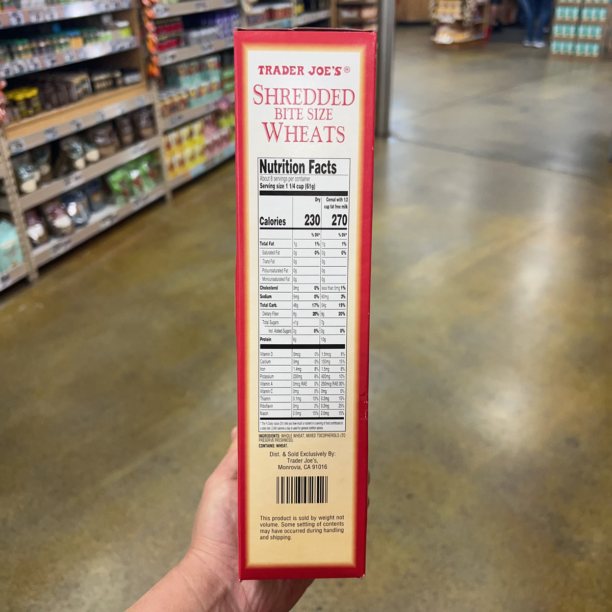 Trader Joe's Shredded Bite Size Wheats 17.2 oz — product photo 2