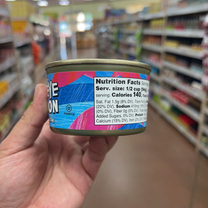Trader Joe's Sockeye Salmon kosher pareve mark and Nutrition Facts