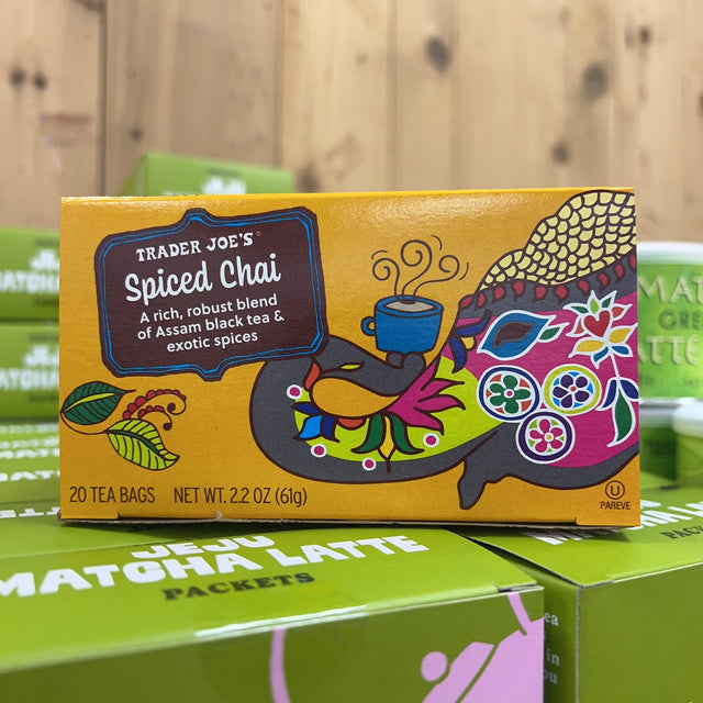 Trader Joe's Spiced Chai Tea 20 Bags 2.2 oz
